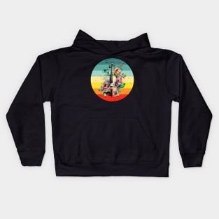 Violins and Roses Kids Hoodie